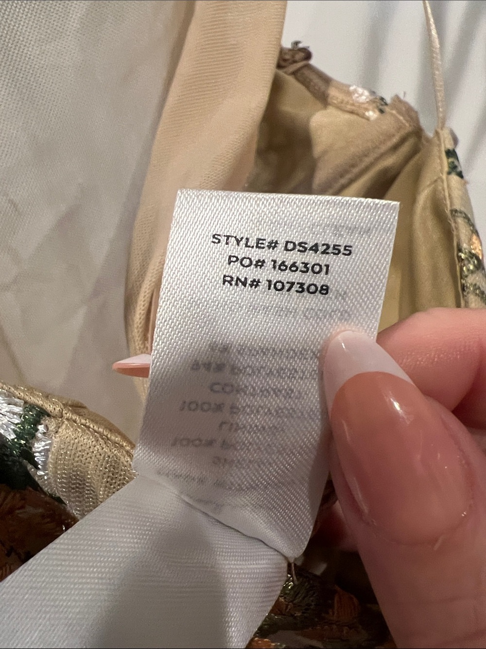 Lulu's Beige Floral Embroidered Bustier Bodysuit - Picture 3 of 8